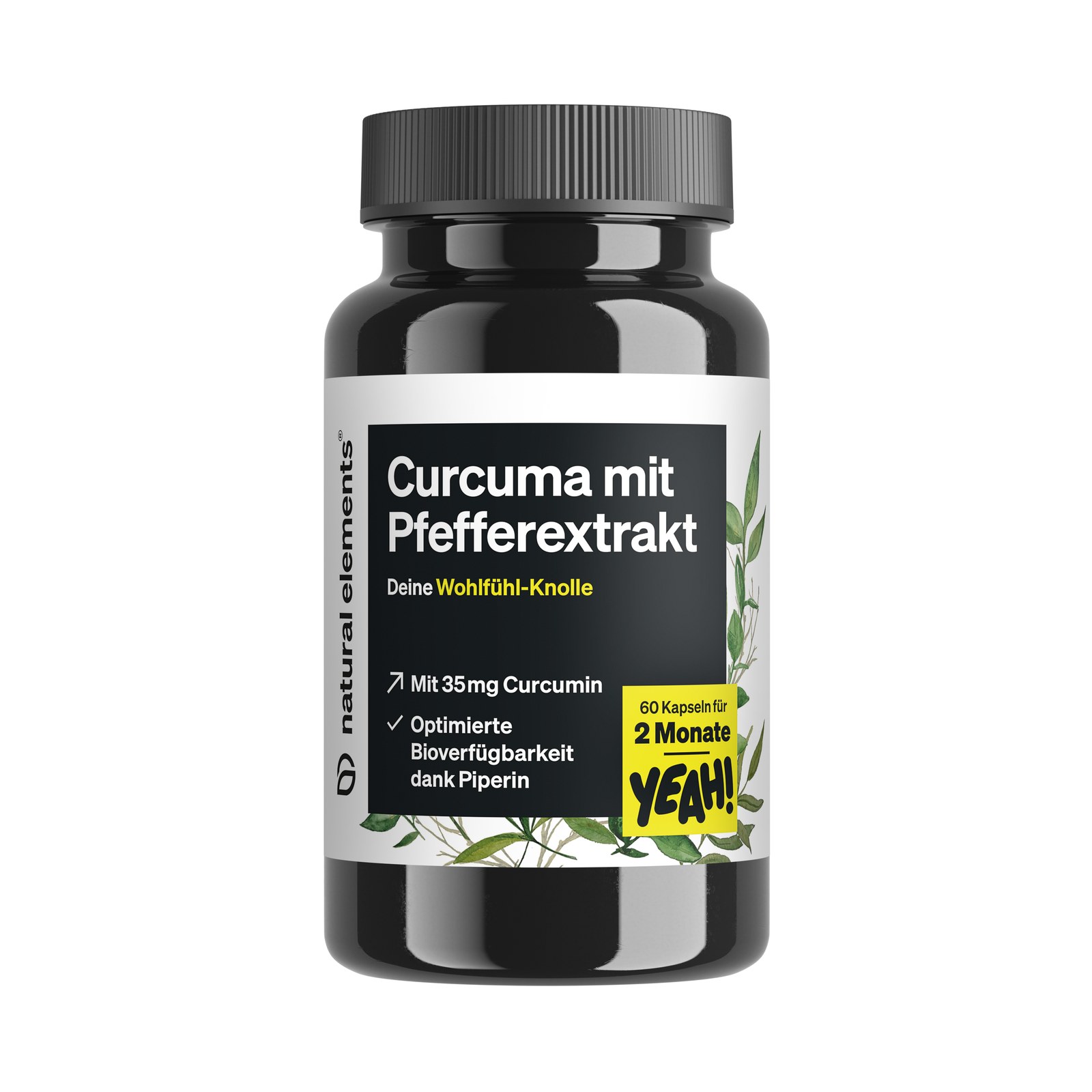 Curcuma mit Pfefferextrakt