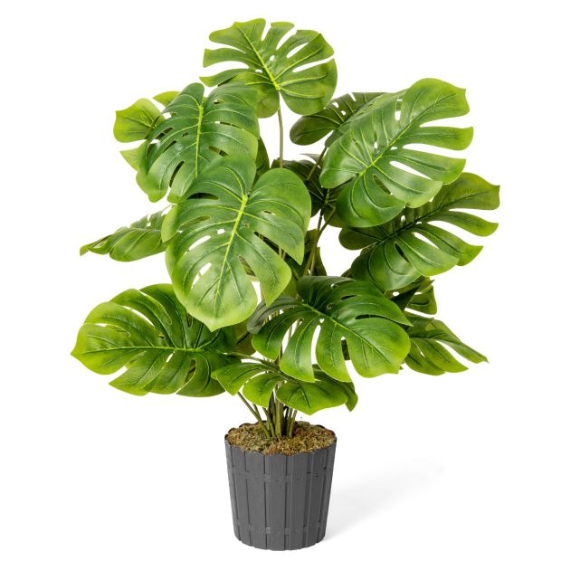 FairyTrees Künstliche Monstera Real Touch 70 cm 70 cm