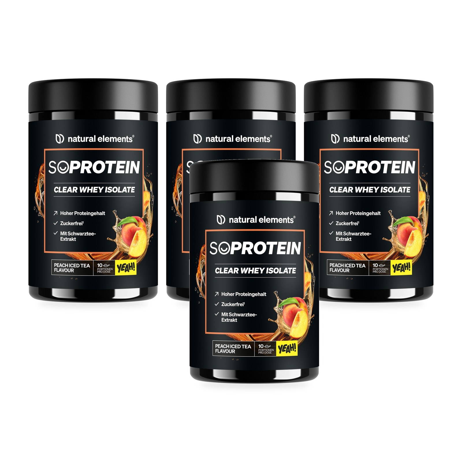 SoProtein Clear Whey Isolate Peach Iced Tea 300g Pulver