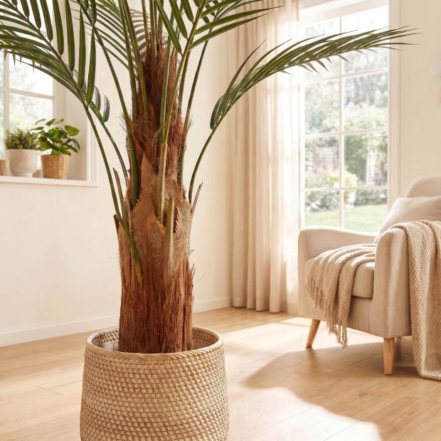 FairyTrees Künstliche Palme für Balkon 160 cm 160 cm