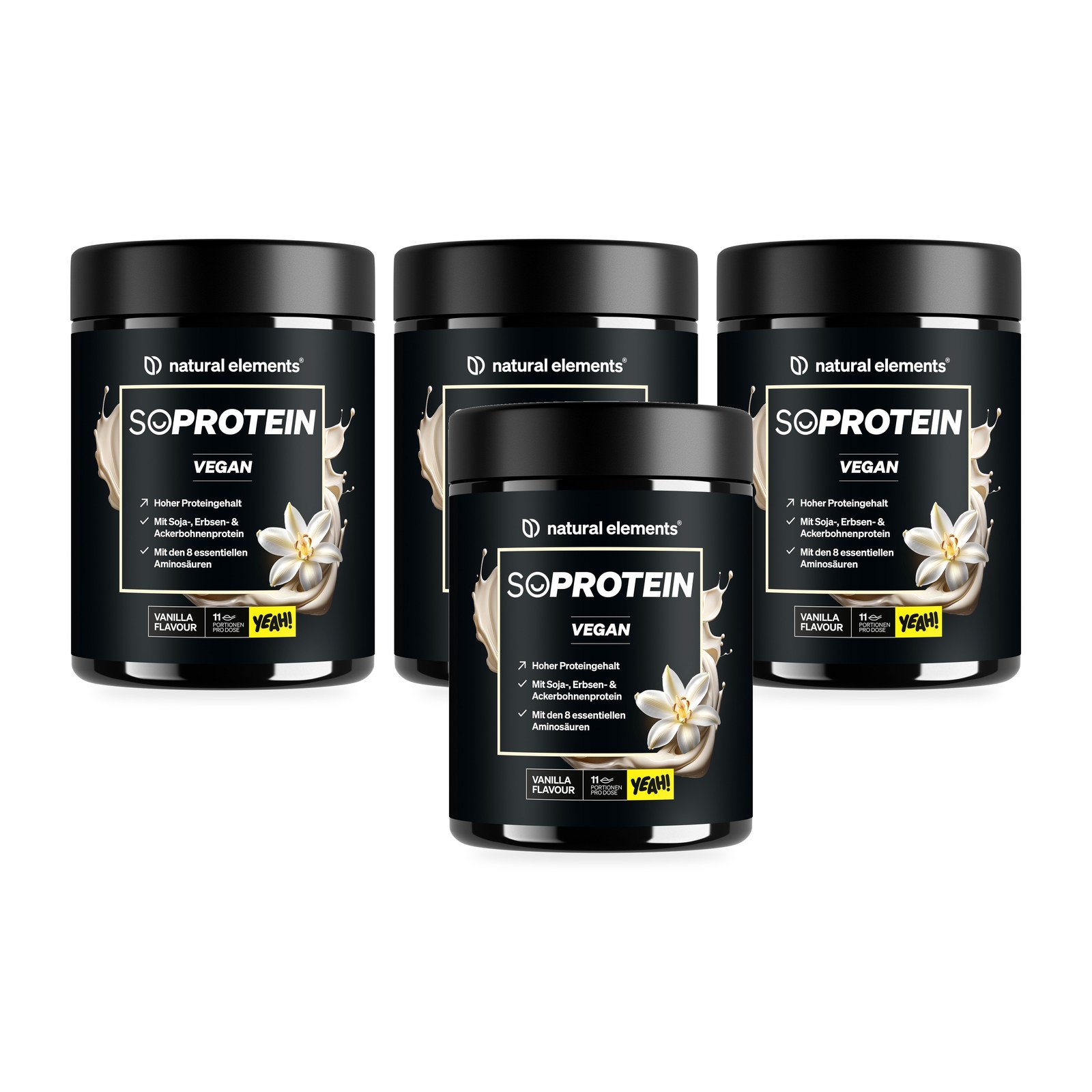 SoProtein Vegan Vanille 330g Pulver