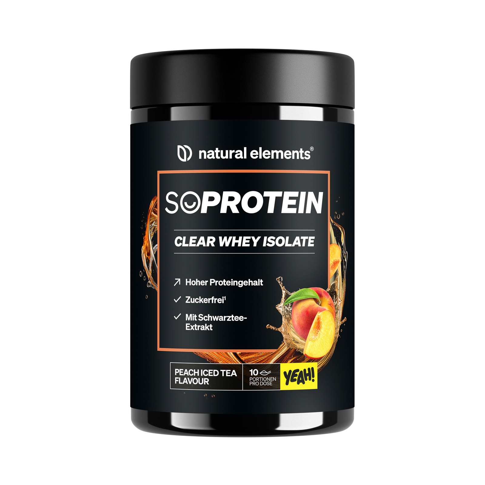SoProtein Clear Whey Isolate Peach Iced Tea 300g Pulver