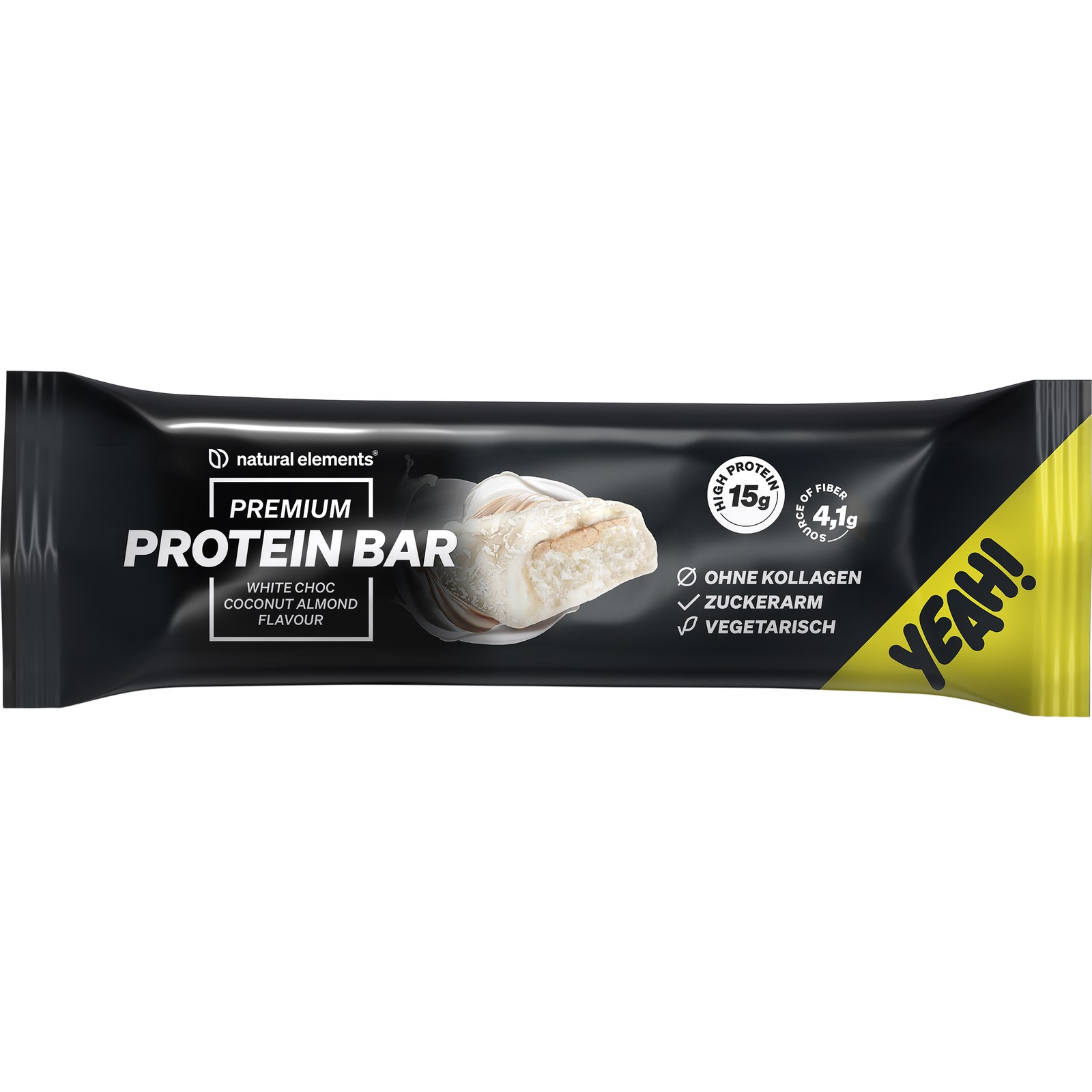 Premium Protein Bar – White Choc Coconut Almond