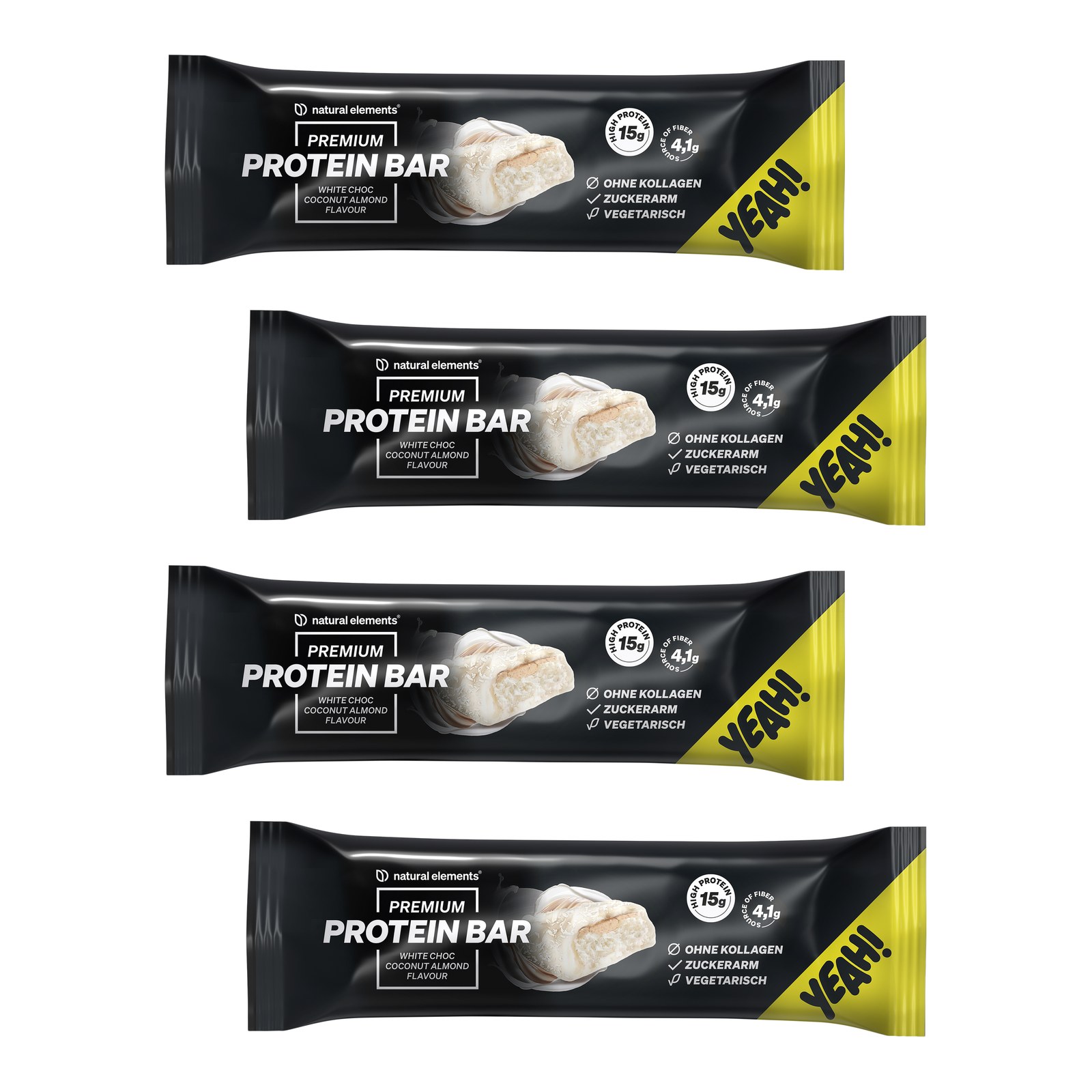 Premium Protein Bar – White Choc Coconut Almond
