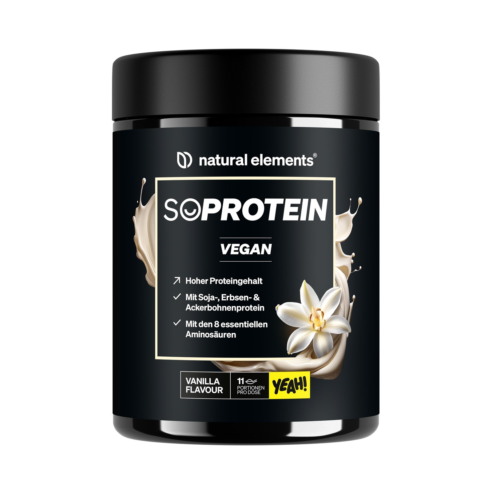 SoProtein Vegan Vanille 330g Pulver